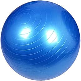 pelota pilates 75 cm azul